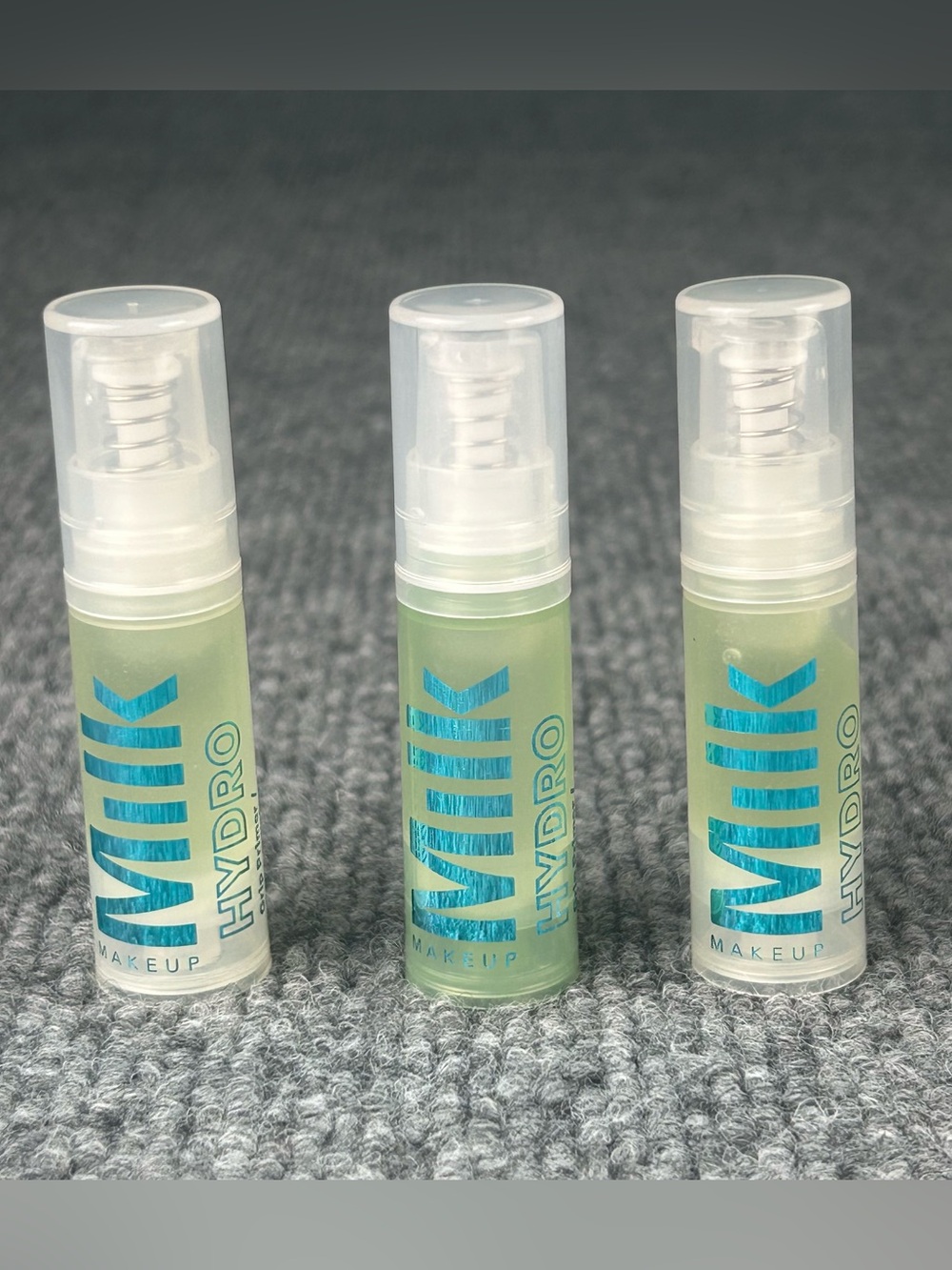 THREE x MILK Makeup Hydro Grip Primer Hydrating Mini 4ml .13oz each Award Winner
